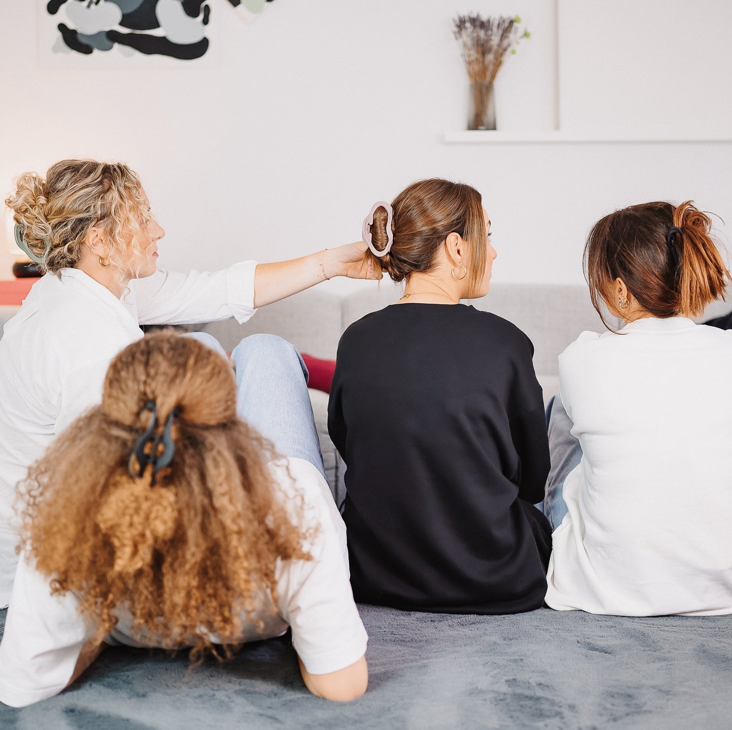 Haarklammer vonLina – stabile, große Haarspange für Locken, dickes oder langes Haar. Perfekt für schnelle Dutts, Half-Buns & stylische Hairstyles im Alltag. vonlina